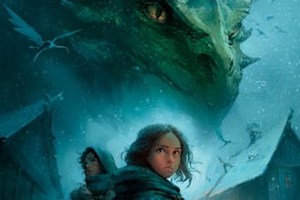 draw fantasy book cover, illustration