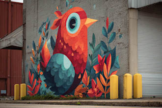 design custom graffiti art for walls, shops, and offices