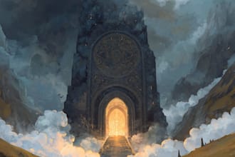 create a unique fanatsy book cover design for you
