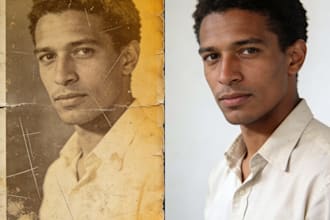 old photo restoration damaged photo repair