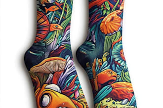 unique socks design and custom socks design