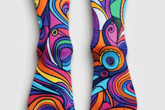 design a unique socks design