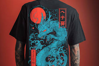 do japanese t shirt design