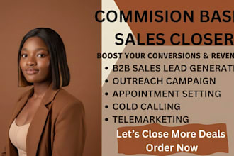 do commission base id cold calling appointment setting sales closer telemarketer