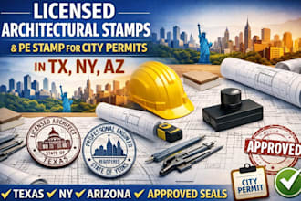 permit drawing with licensed engineer stamp alabama maryland georgia texas stamp