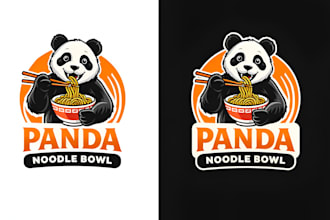 design amazing mascot panda dog cat bear logo