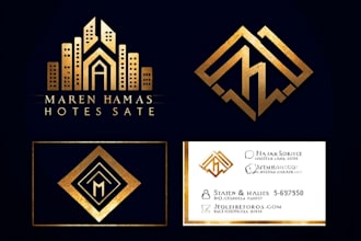 design stunning real estate logo