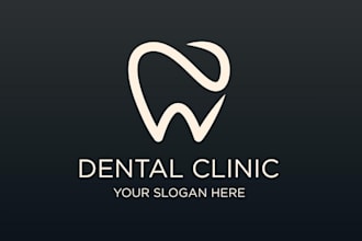 create a professional dentist and dental care logo design