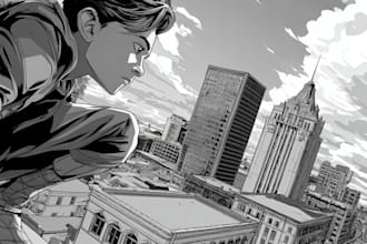do a superhero comic