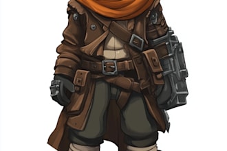 draw 2d game character or 2d game character