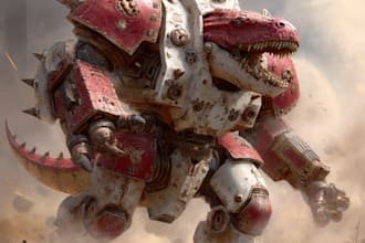 create a warhammer 40k character and creature