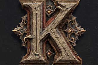 design medieval, fantasy, rpg gaming logo