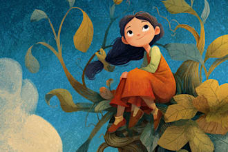 children story book illustration children story book