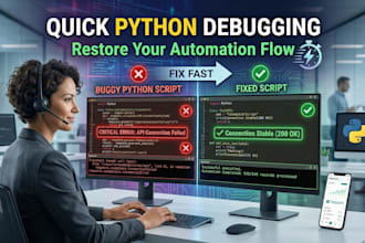fix python bugs in your automation script