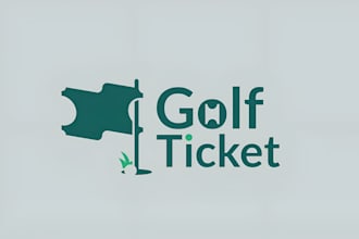 do a memorable golf club brand logo design