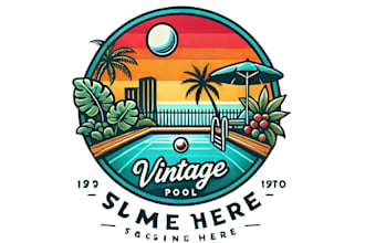 create wonderful and excellent pool service logo design