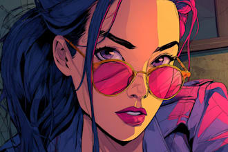 comic book illustration with comic book illustrator