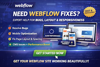 fix webflow layout, bugs and webflow responsiveness issues, fix cms problem