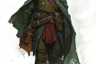 fantasy dnd character illustration