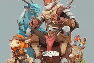 draw your dnd character and items