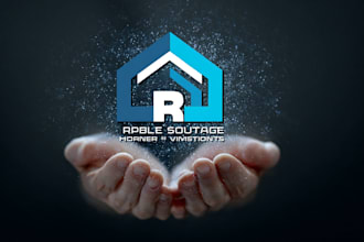 design real estate and property logo with complete branding kit