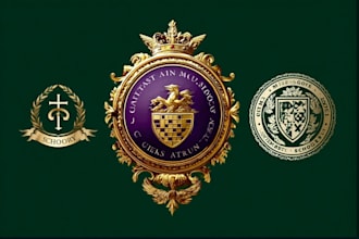 design a professional church and school seal logo