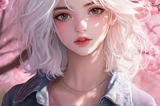 draw anime character , cyberpunk character