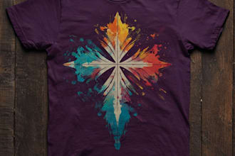 create a exclusive christian t shirt for you