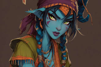 design custom dnd party portraits