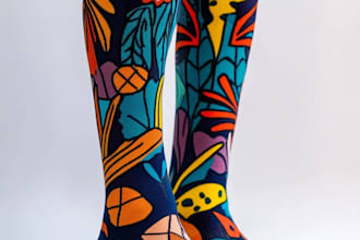 design unique custom socks and grip socks