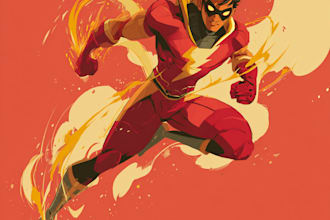 superhero character for comic