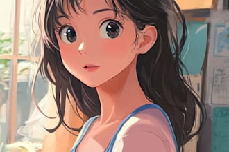 do a anime character