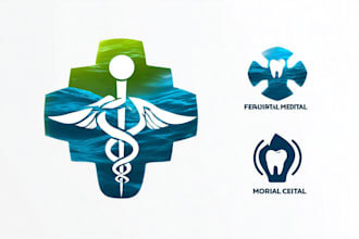 create medical and health care logo design