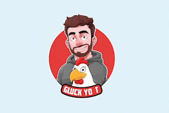 design a custom cartoon mascot character emoji or gaming logo