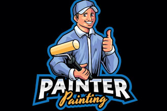 create professional and specially painting logo design