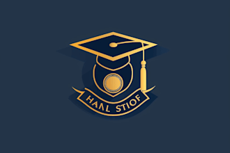 do education logo for school, college, university, institute