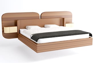 design high quality 3d furniture and bed model