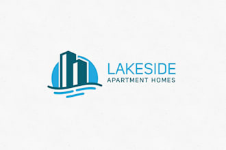 design a luxury minimalist real estate business logo