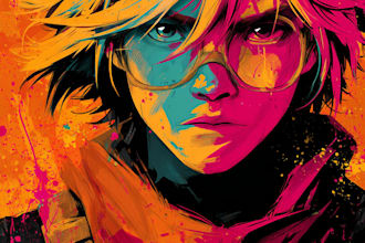 draw anime character an illustration