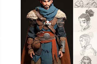 do character design, game character, concept