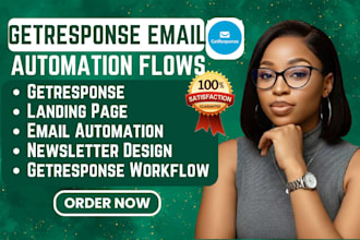getresponse email automation landing page newsletter workflow email marketing