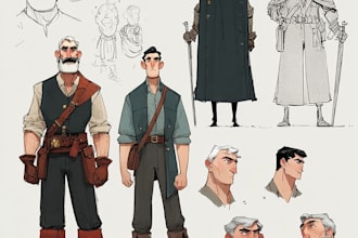 character design and concept art