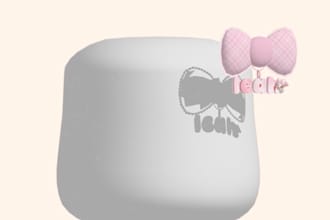 make a custom roblox ugc bow with name
