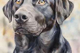 paint stunning pet portrait