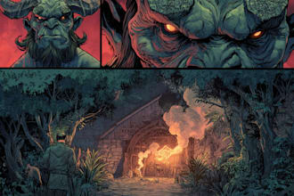 comic book illustration with comic illustrator
