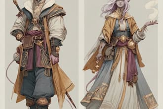 dnd character art and dnd character art