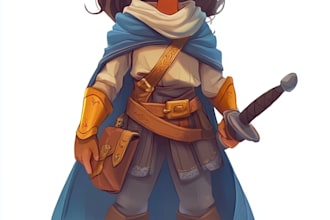 create 2d game character or 2d game character