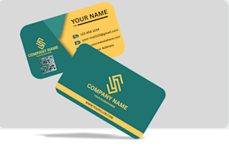 design luxury minimalist business cards with qr code
