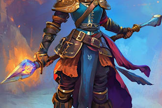 draw 2d game character or 2d game character