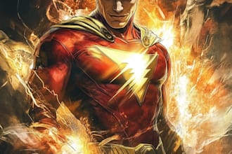 draw a superhero character for comics